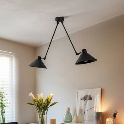 Euluna - Alan - Schwarz - 2-Licht - Pendant lamp Euluna - Alan - Schwarz - 2-Licht - Pendant lamp