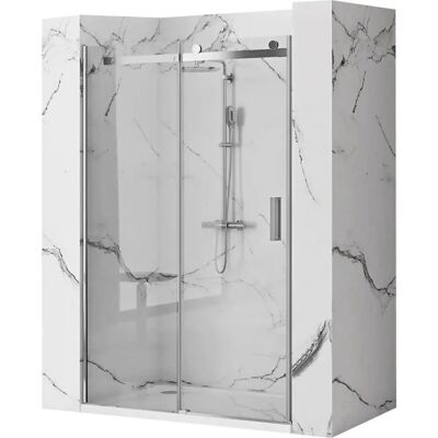 Porta doccia Nixon-2 140x190 scorrevole - Doccia Porta doccia Nixon-2 140x190 scorrevole - Doccia