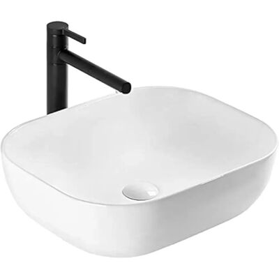Rea Belinda White Countertop Washbasin - Washbasin Rea Belinda White Countertop Washbasin - Washbasin