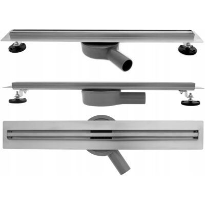 Rea Neo Slim Pro Cepillo de Níquel Inox 70 - Drenaje Lineal Rea Neo Slim Pro Cepillo de Níquel Inox 70 - Drenaje Lineal