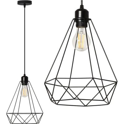 Toolight Reno Kolmivalaisin kattovalaisin - Ripustuskupu - Moderni loft-tyyli Toolight Reno Kolmivalaisin kattovalaisin - Ripustuskupu - Moderni loft-tyyli