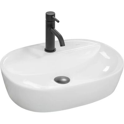Rea Carina White Modern Bathroom Sink - Washbasin Rea Carina White Modern Bathroom Sink - Washbasin