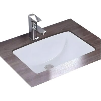 Rea Adela Sink - Snow - Modern Undermount Ceramic Washbasin Rea Adela Sink - Snow - Modern Undermount Ceramic Washbasin