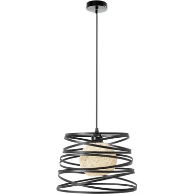 Toolight Modern Ceiling Lamp - Steel, Black - Ceiling Lamp Toolight Modern Ceiling Lamp - Steel, Black - Ceiling Lamp