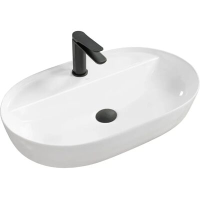Rea Aura White Countertop Washbasin - Washbasin Rea Aura White Countertop Washbasin - Washbasin