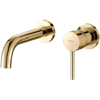 Rubinetto da parete Rea Lungo Gold - Accessori Bagno Rubinetto da parete Rea Lungo Gold - Accessori Bagno