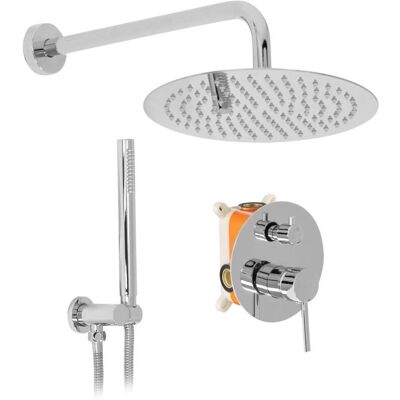 Sistema Doccia Rea Lungo Cromo - Decorazione Bagno Sistema Doccia Rea Lungo Cromo - Decorazione Bagno