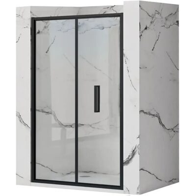 REA Rapid Fold 100 - Schwarze, Transparente Duschtüren REA Rapid Fold 100 - Schwarze, Transparente Duschtüren