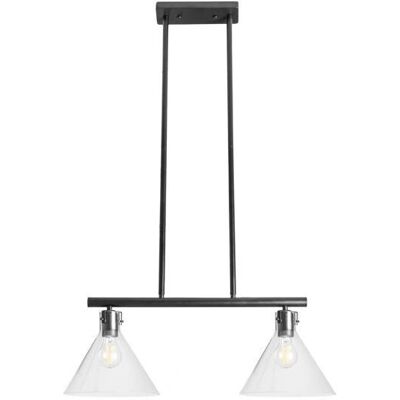 Lampada a sospensione Toolight - Vetro e metallo regolabili - 23,5x60x108 cm Lampada a sospensione Toolight - Vetro e metallo regolabili - 23,5x60x108 cm