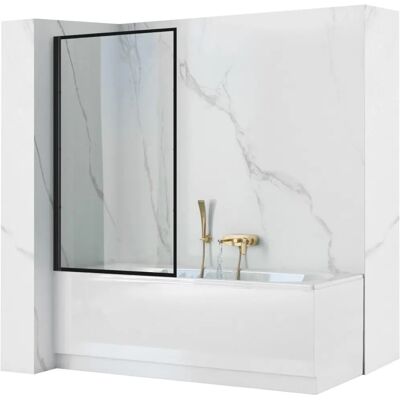 Rea Lagos Fix 70 Black Bathtub Screen Rea Lagos Fix 70 Black Bathtub Screen