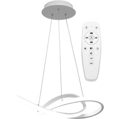 Toolight Lampada a sospensione - Anello LED bianco regolabile - Luce da soffitto Toolight Lampada a sospensione - Anello LED bianco regolabile - Luce da soffitto