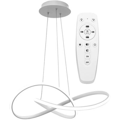 Lampada a sospensione LED Toolight - Design moderno a forma di anello - Lunghezza regolabile - Risparmio energetico Lampada a sospensione LED Toolight - Design moderno a forma di anello - Lunghezza regolabile - Risparmio energetico