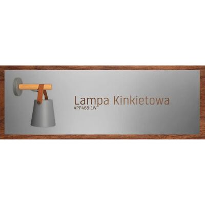 Toolight Lampada da parete grigia APP468-1W - Applique Toolight Lampada da parete grigia APP468-1W - Applique