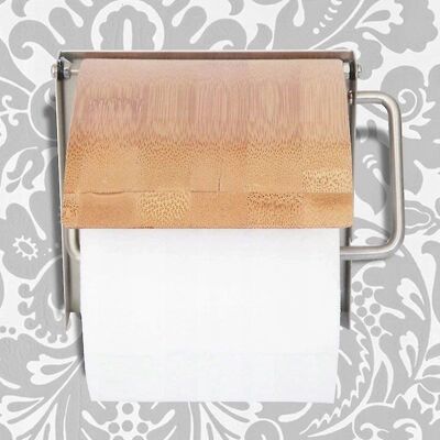 Tutumi Bamboo Toilet Paper Holder Stand - Toilet Paper Holder Tutumi Bamboo Toilet Paper Holder Stand - Toilet Paper Holder
