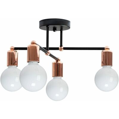Lampada Da Soffitto Oro Rosa - 4 Punti E27 - 392200 Lampada Da Soffitto Oro Rosa - 4 Punti E27 - 392200