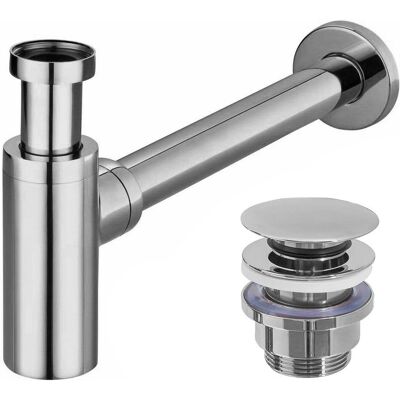 Rea Sifón Universal de Lavabo Cromado - Sifón de Lavabo Rea Sifón Universal de Lavabo Cromado - Sifón de Lavabo