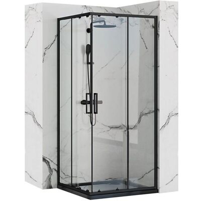 Rea Punto Black 90x90 - Kabina prysznicowa Rea Punto Black 90x90 - Kabina prysznicowa