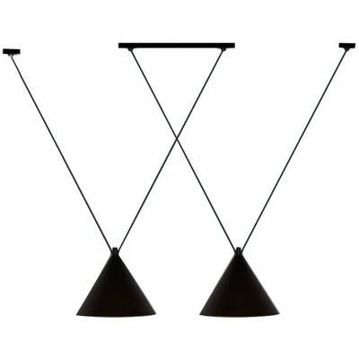 Toolight Musta Loft Kattolamppu - 2 Piste E27 Toolight Musta Loft Kattolamppu - 2 Piste E27