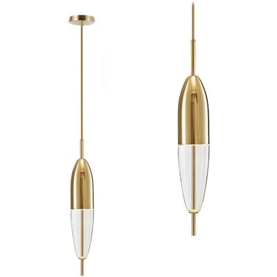 Toolight Gold Pendelleuchte - Modern, Einstellbar, Elegant Toolight Gold Pendelleuchte - Modern, Einstellbar, Elegant