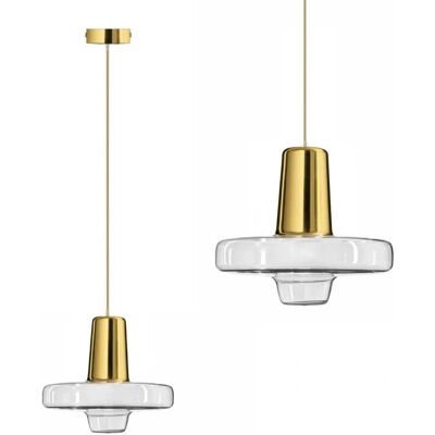 Toolight APP553-1CP LED Riippuvalaisin - Pyöreä, Säädettävä, Kulta Toolight APP553-1CP LED Riippuvalaisin - Pyöreä, Säädettävä, Kulta