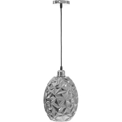 Lampada da Soffitto Cromata Regolabile Toolight - 1 Luce E27 Lampada da Soffitto Cromata Regolabile Toolight - 1 Luce E27