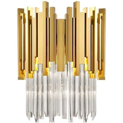 Toolight Lampada da Parete Cristallo - E14 - Stile Glam Toolight Lampada da Parete Cristallo - E14 - Stile Glam