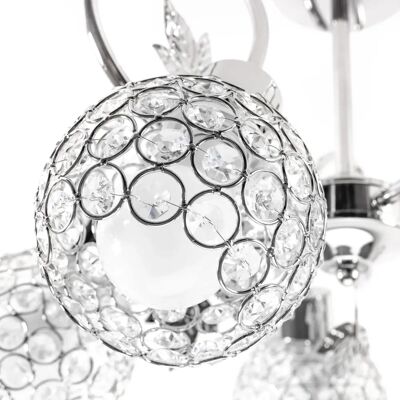 Toolight Chrome Pendant Lamp - 5 Light Points Toolight Chrome Pendant Lamp - 5 Light Points