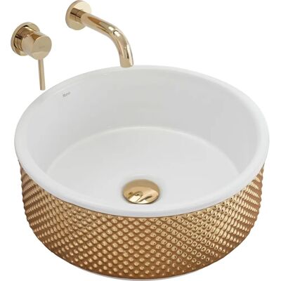 Lavabo da appoggio Rea Helen Bianco - Lavabo Lavabo da appoggio Rea Helen Bianco - Lavabo