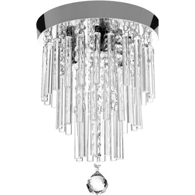 Toolight APP787-3C Lampada da soffitto - 3 punti Trasparente/Cromo Toolight APP787-3C Lampada da soffitto - 3 punti Trasparente/Cromo