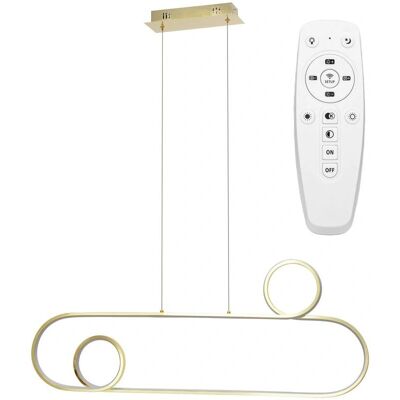 Lampada Sospensione Oro Toolight - LED Regolabile Lampada Sospensione Oro Toolight - LED Regolabile