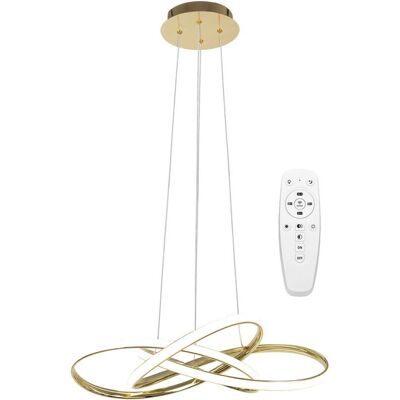 Toolight Lampada Sospensione LED Oro APP815-CP - Design Moderno Toolight Lampada Sospensione LED Oro APP815-CP - Design Moderno