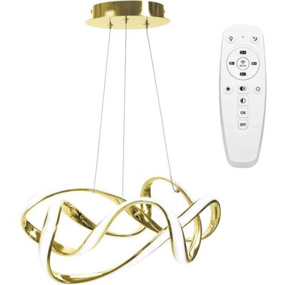 Lampada LED Oro Toolight - Sospensione Moderna, Regolabile 49x20cm Lampada LED Oro Toolight - Sospensione Moderna, Regolabile 49x20cm