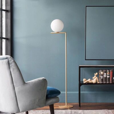 Toolight - Floor Lamp - Elegant Gold - Floor Lamp - 150cm Toolight - Floor Lamp - Elegant Gold - Floor Lamp - 150cm
