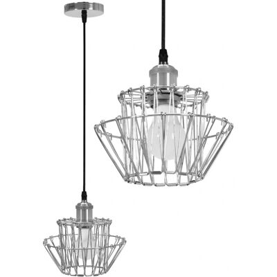 Toolight Chrome Pendant Lamp - Adjustable Height - Pendant Lamp Toolight Chrome Pendant Lamp - Adjustable Height - Pendant Lamp