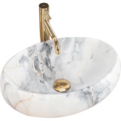 Rea Linda Granit Mat - Lavabo in ceramica moderna per lavabo Rea Linda Granit Mat - Lavabo in ceramica moderna per lavabo