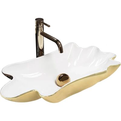 Rea Sea White Gold Umywalka - Nowoczesna Ceramika Rea Sea White Gold Umywalka - Nowoczesna Ceramika