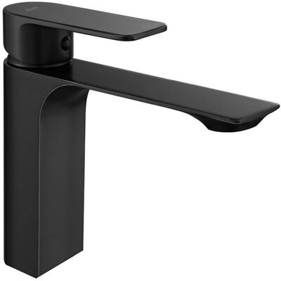 Rea Urban Black Low - Lavabo Monocomando - Moderno, Resistente, Facile da Pulire Rea Urban Black Low - Lavabo Monocomando - Moderno, Resistente, Facile da Pulire
