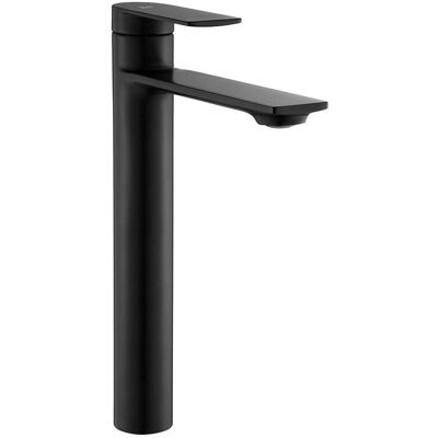 Rubinetto da lavabo Storm nero alto - Miscelatore bagno Rubinetto da lavabo Storm nero alto - Miscelatore bagno