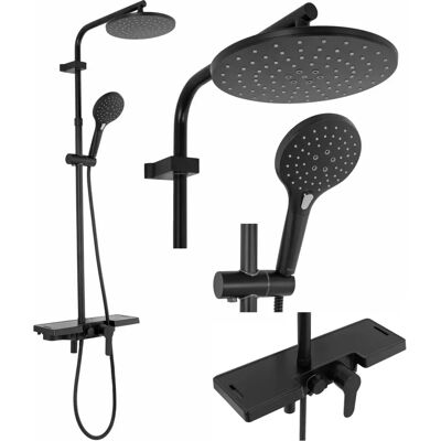Set doccia Santos Black - Sicurezza e design moderno Set doccia Santos Black - Sicurezza e design moderno