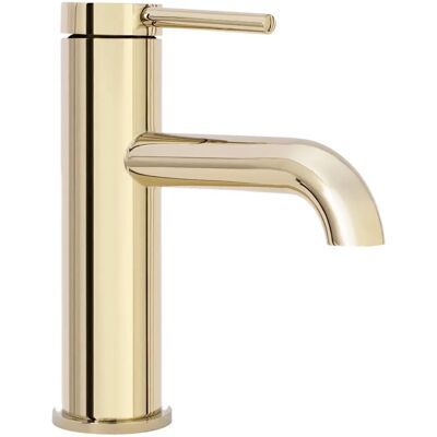 Rea Gold Bathroom Faucet - Low - Modern, Durable, Brass, Easy to Clean Rea Gold Bathroom Faucet - Low - Modern, Durable, Brass, Easy to Clean