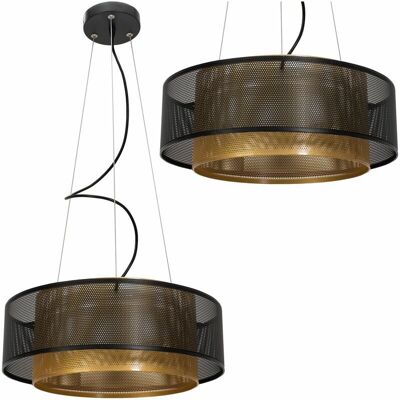 Toolight Lampada da Soffitto - APP1000-CP - Regolabile - Nero/Oro - Luce da Soffitto Toolight Lampada da Soffitto - APP1000-CP - Regolabile - Nero/Oro - Luce da Soffitto