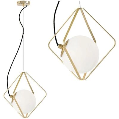 Toolight APP1017-1CP Lampada a soffitto - Oro regolabile Toolight APP1017-1CP Lampada a soffitto - Oro regolabile