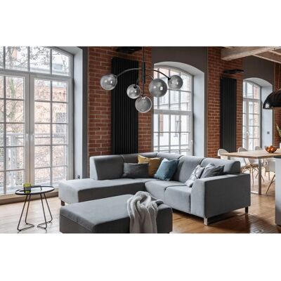 Toolight Lampada a Sospensione APP1021-6CP - Sfera, 5 Punti Luce, Nero - Lampada a Soffitto Toolight Lampada a Sospensione APP1021-6CP - Sfera, 5 Punti Luce, Nero - Lampada a Soffitto