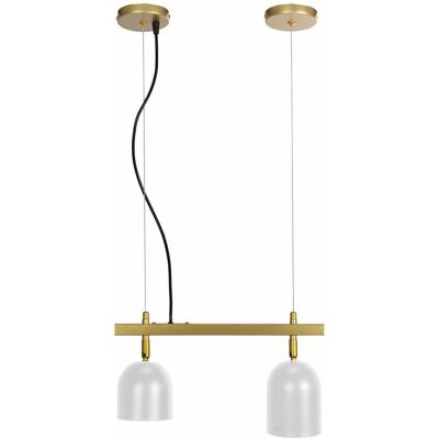 Toolight Lampada da Soffitto Bianca - Regolabile E27 2 Punti Toolight Lampada da Soffitto Bianca - Regolabile E27 2 Punti