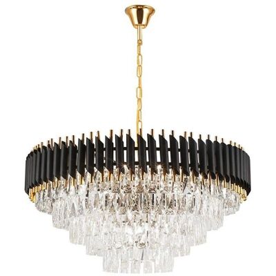 Toolight Schwarz/Gold Pendellampe - 8+ Punkte - Moderne Deckenleuchte Toolight Schwarz/Gold Pendellampe - 8+ Punkte - Moderne Deckenleuchte