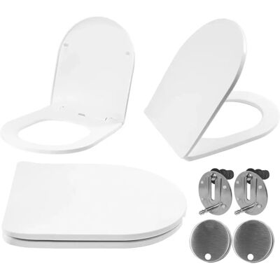 Rea Asiento de Inodoro Uf Duroplast Flat White - Asiento de inodoro Rea Asiento de Inodoro Uf Duroplast Flat White - Asiento de inodoro
