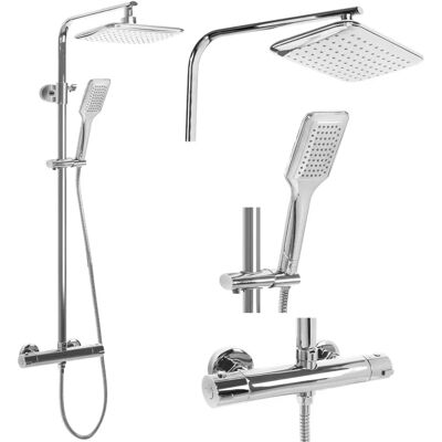Set Doccia Rea Tom Chrome - Resistente e Sicuro Set Doccia Rea Tom Chrome - Resistente e Sicuro