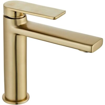 Rea Verso Bathroom Faucet - Brass, Gold, Ceramic - 165mm Rea Verso Bathroom Faucet - Brass, Gold, Ceramic - 165mm