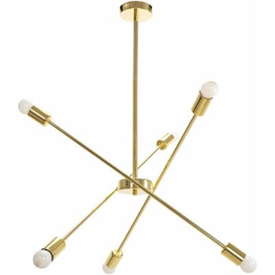 Toolight APP1115-6CP Goldene Deckenlampe - 6 Lichtpunkte Toolight APP1115-6CP Goldene Deckenlampe - 6 Lichtpunkte