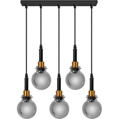 Toolight Pendant Lamp - E14 - gold - suspension - Pendant Lamp Toolight Pendant Lamp - E14 - gold - suspension - Pendant Lamp
